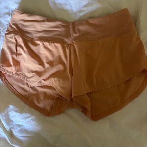 lululemon athletica Women's Peach Athletic Shorts
